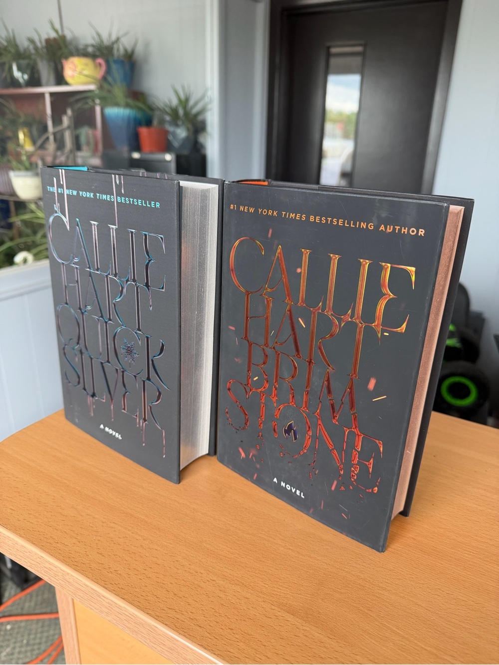Callie Hart Black Silver & Brimstone Hardcover Books with Sprayed Edges